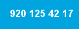 920 125 42 17